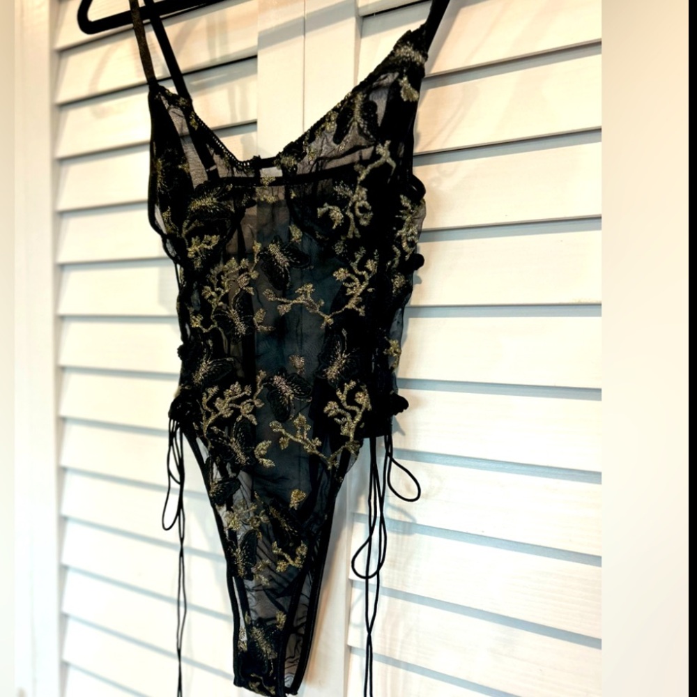 Vintage Embellished Bodysuit
